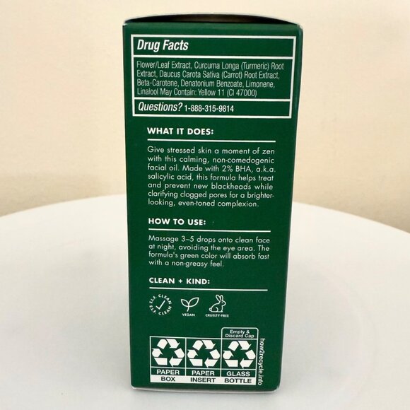 e l f Skin PLZ Clarify Facial Oil 1 FlOz 2 Percent Salicylic Acid Clean Beauty - Picture 2 of 7